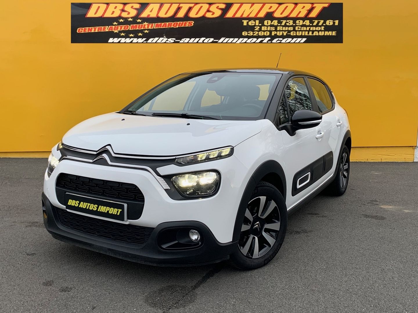 Citroen c3 1.2 puretech 83ch s&s feel pack essence blanc banquise